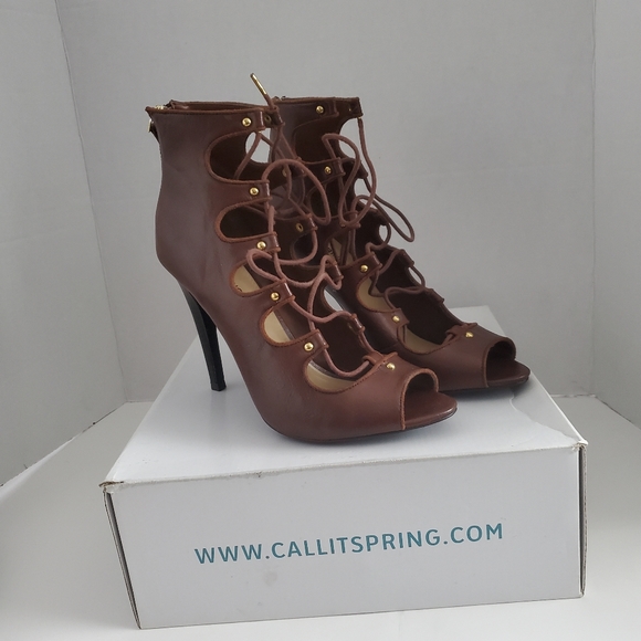 Call It Spring Women's Zaslow Laced Up Shoes, 8.5 - Picture 2 of 9